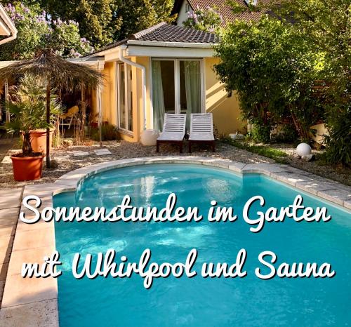 Apartment TinyHouse mit Pool, Outdoor Whirlpool und Garten in Petershagen, Deutschland