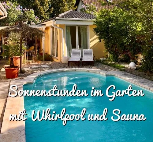 Apartment TinyHouse mit Pool, Outdoor Whirlpool und Garten in Petershagen, Deutschland