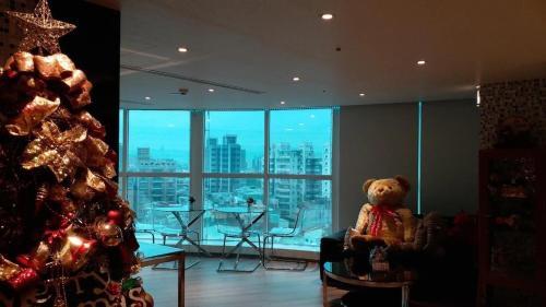SeekerHotel-Sanchong - 공용 라운지/TV 시청 구역