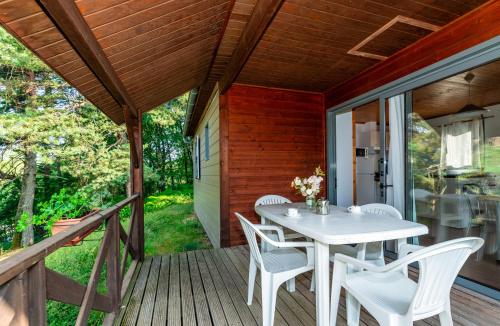 Balkons/terase, Camping de La Vernhe in Saint-Amans-des-Cots