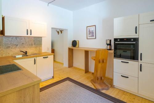 köök, Appartements Bergheim in Hinterthal