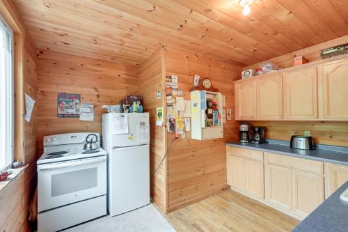 Near Snowmobiling: Secluded Harmony Cabin w/ Deck! in Dexter (ME)