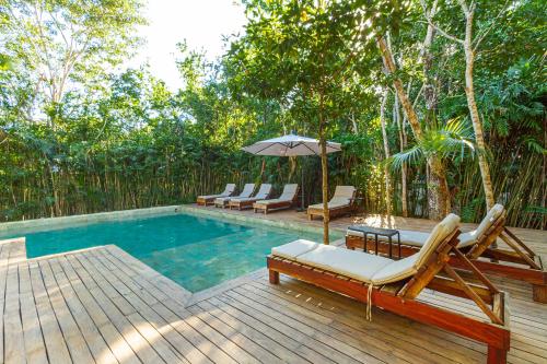 Amazing 3Br & Private Patio With Pool in Tulum in Tulum, Mexico