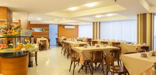 餐廳, Hotel Euro Suíte Recife Boa Viagem By Nacional Inn (Hotel Euro Suite Recife Boa Viagem By Nacional Inn) in 博阿維亞任