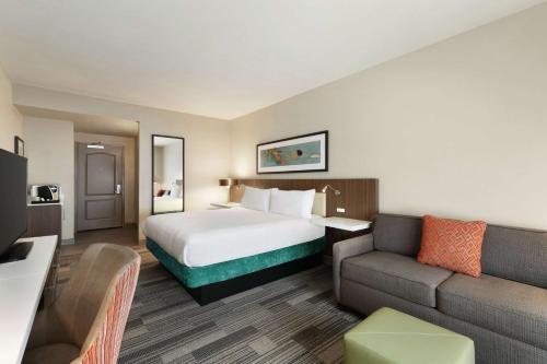 1 king bed, 1 sofa bed