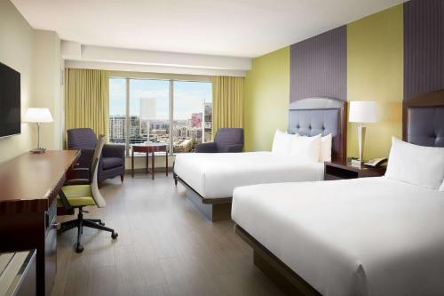 Premium Queen Room with Two Queen Beds and City View