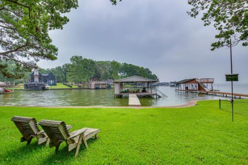 Lakefront Enchanted Oaks Retreat with Dock