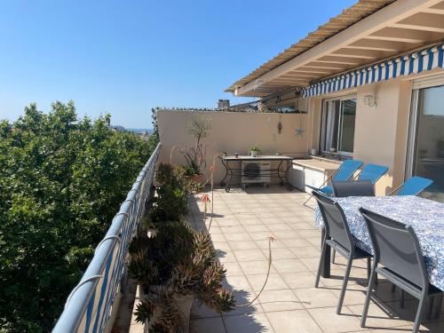 Toit terrasse proche plages Croisette et Palais des Festivals