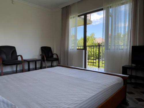 1 double bed