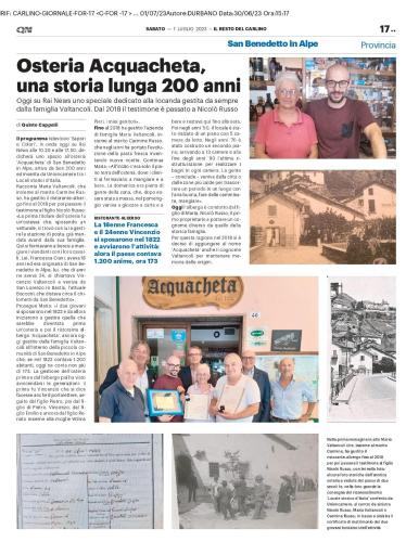  Acquacheta Valtancoli in San Benedetto in Alpe