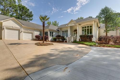 Chic Georgia Abode with Home Theater, Pool and Hot Tub