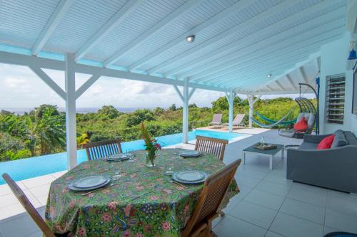 شرفة/ تراس, Villa La Favorite in Capesterre-de-Marie-Galante