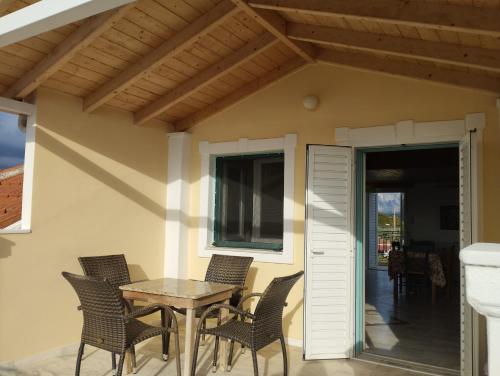 Balcony/terrace, Splantza Apartments in Ammoudia