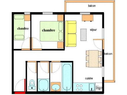 Appartement Lanslebourg-Mont-Cenis 3 pièces 6 personnes - FR-1-508-105 - main image
