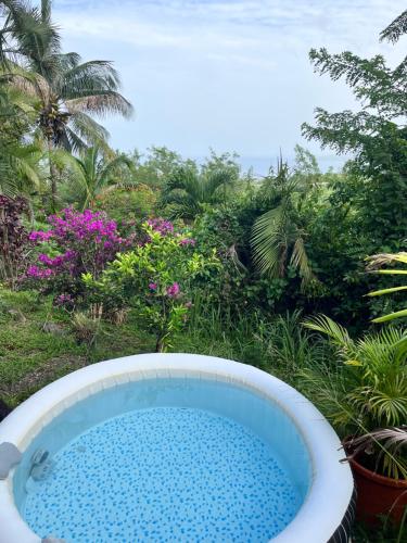 Bungalow avec vue dans lieu calme