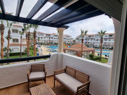 Balcony/terrace, Appartement pieds dans l’eau a sidi Rahal in Sidi Rahal