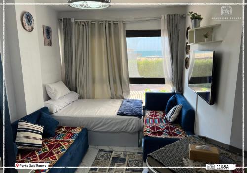 Porto said Resort - Luxury Studio Seaview 43 m2 شالية إستوديو فندقي فاخر فيو البحر