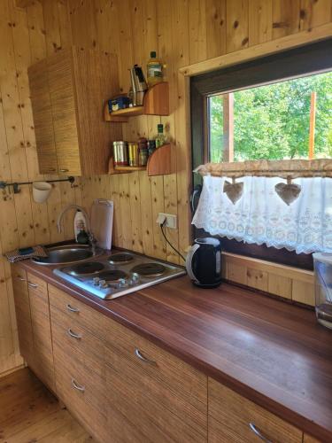 Konyha, Domek na Mazurach Zacisze Sasek in Piece