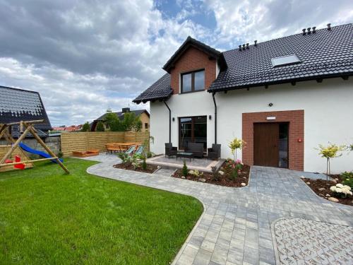 Viesnīcas āriene, Wczasy Chmielno Apartament Turkusowy in Chmielno