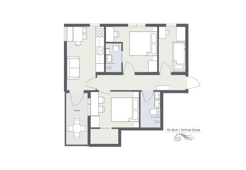 Apartment with Mountain View