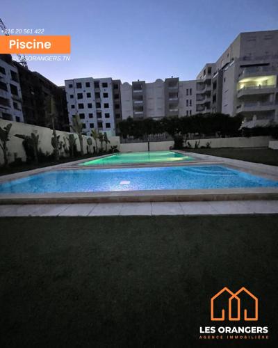 Appartement S+1 haut standing dans une résidence avec piscine
