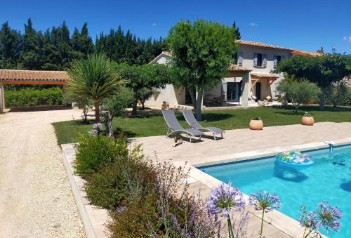 Lou Mazet provençal à Eygalières - Piscine privée - Accommodation - Eygalières