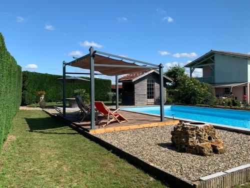 Gîte ferme équestre avec piscine - Location saisonnière - Castex-d'Armagnac