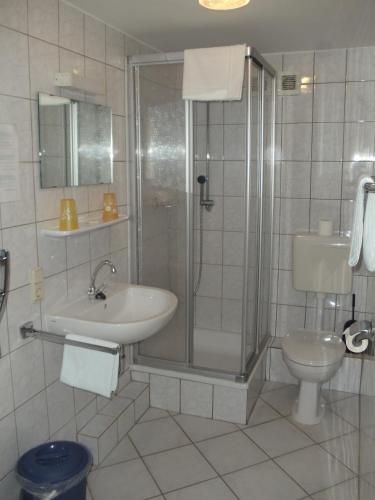 Bathroom, Hotel Europa in Holsthum