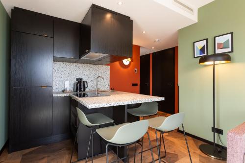 ห้องครัว, Aparthotel Timmerfabriek Apartments I Kloeg Collection in ฟลิซซิงเฮน