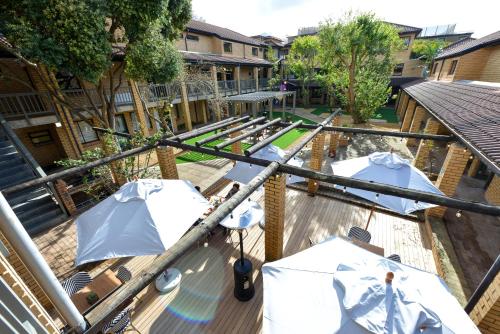 Erkély/terasz, All Africa House near Rhodes Emlékmű