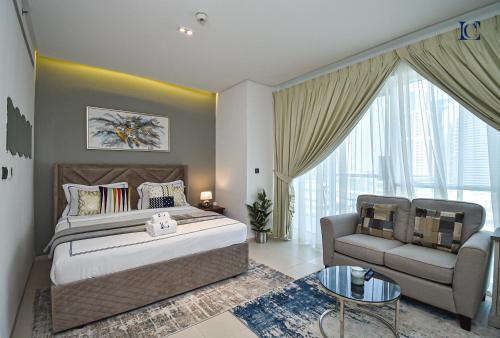 Luxury Escapes - Large Studio in the heart of Dubai Marina - West Avenue, Dubái