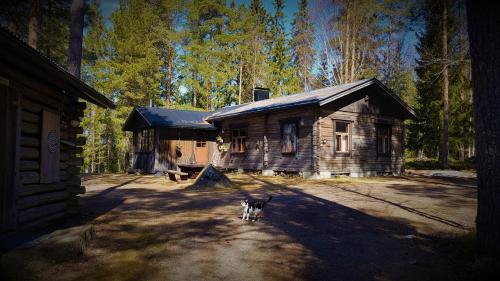 A szálláshely kívülről, Nikolain tupa, vanha hirsitalo in Tuorila