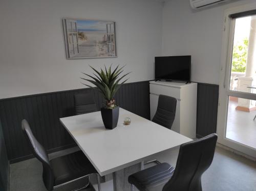 APPART AU GRAU D'AGDE VUE SUR LA MER ET L'HERAULT in Le Grau d'Agde