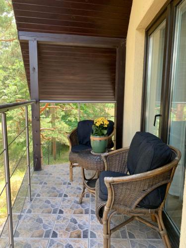 陽台/露台, Hotel Rojas Pērle (Hotel Rojas Perle) in 羅亞