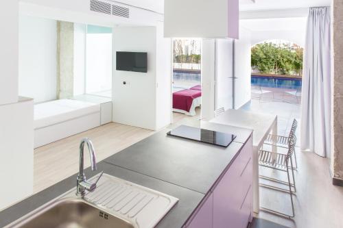 エバノ ホテル アパートメンツ & スパPremium One-Bedroom Apartment with Private Pool - ONLY ADULTS