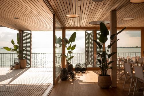 ห้องอาหาร, Seehotel am Kaiserstrand in โลเชา ไบ เบรเกินซ์