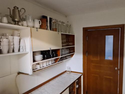 廚房, Brukshotellet Öland - Vandrarhem (Brukshotellet Oland - Vandrarhem) in 德格咸恩