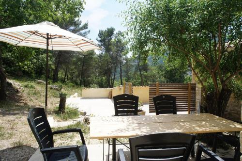 Kilátás, Mas des Collines Gîte avec Vue Montagnes & piscine (Mas des Collines Gite avec Vue Montagnes & piscine) in Montaulieu