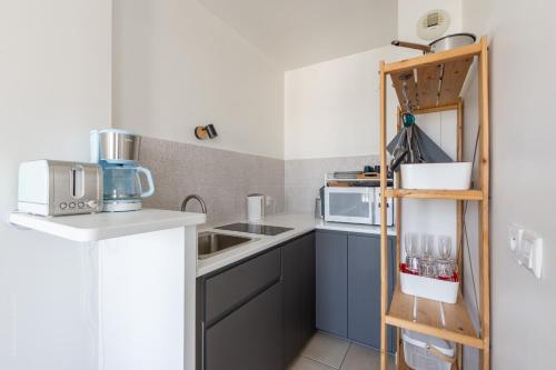 bucătărie, Studio cosy, 4Pers, wifi, proche Disney, Parking - AMY RENT in Bussy-Saint Georges