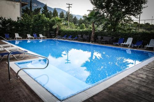 Swimming pool, Hotel Ena in Loutra Ipatis