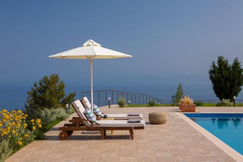 Avraam Sunset Villas with Private Heated Pools by Imagine Lefkada - Accommodation - Kalamitsi