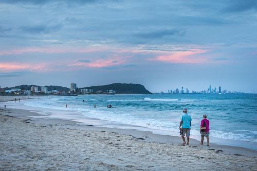 Currumbin Sands On The Beach