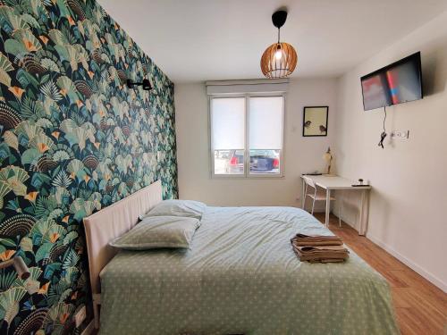 Chambre Arvor avec salle de bains privative dans une résidence avec salon et cuisine partagés - Chambre d'hôtes - Brest