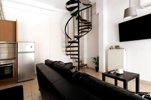 Mini Penthouse Loft with 2 Balconies Kipseli Athens, Atene