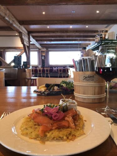 餐廳, Bärghuis Jochpass - Alpine Hideaway - 2222müM (Barghuis Jochpass - Alpine Hideaway - 2222muM) in 禾芬舒伊森