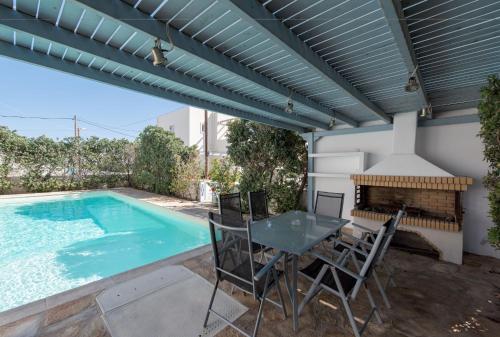 Monolithos Pool Villa by the Beach - main image