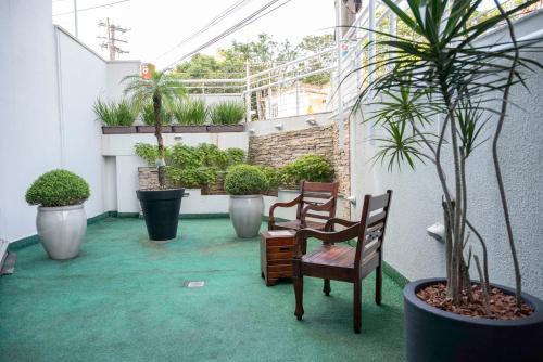 Garten, Castelmar Hotel in Florianopolis