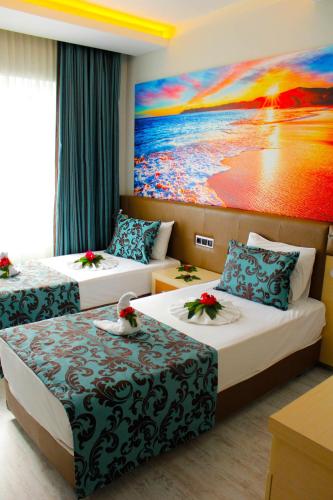 Ark Apart and Suite Hotel Ark Suite Hotel is conveniently located in the popular Alanya area. The hotel offers guests a range of services and amenities designed to provide comfort and convenience. To be found at the hotel are 