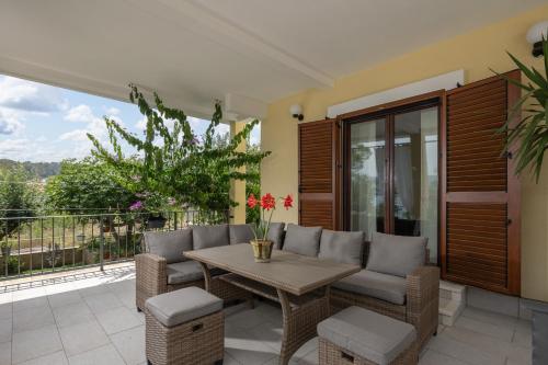 陽台/露台, Apartments by the sea Pridraga - Cuskijas, Novigrad - 6306 in 果尼亞卡林