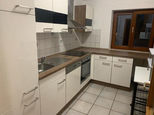 廚房, Ferienwohnung am Ponyhof in 阿爾特廷